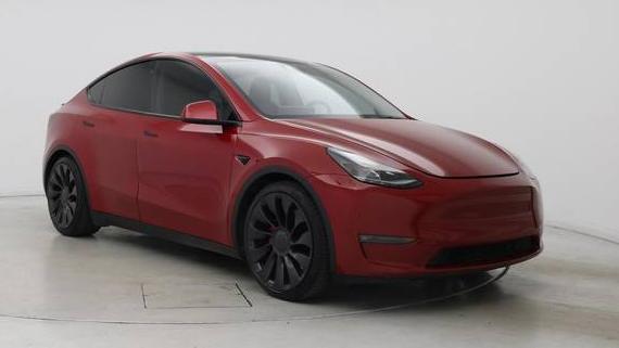 TESLA MODEL Y 2021 5YJYGDEFXMF212088 image